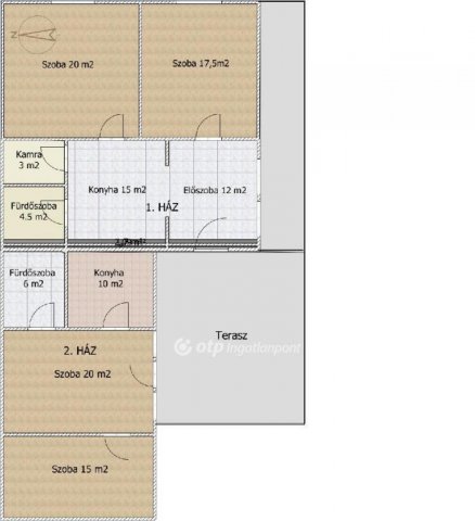 Eladó családi ház, Kiskunlacházán 59.9 M Ft, 4 szobás