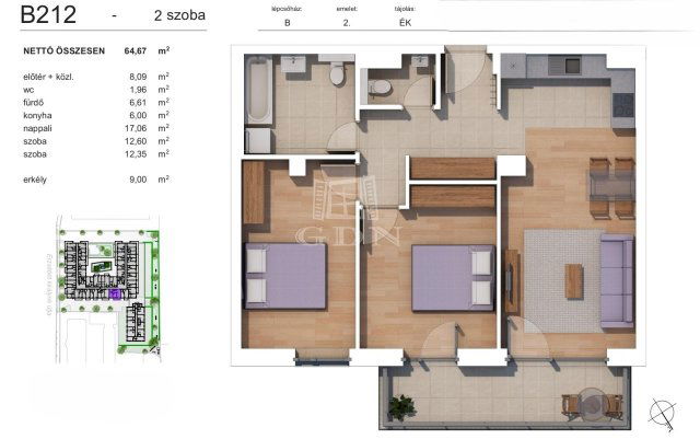 Eladó téglalakás, Budapesten, XIV. kerületben 103.73 M Ft