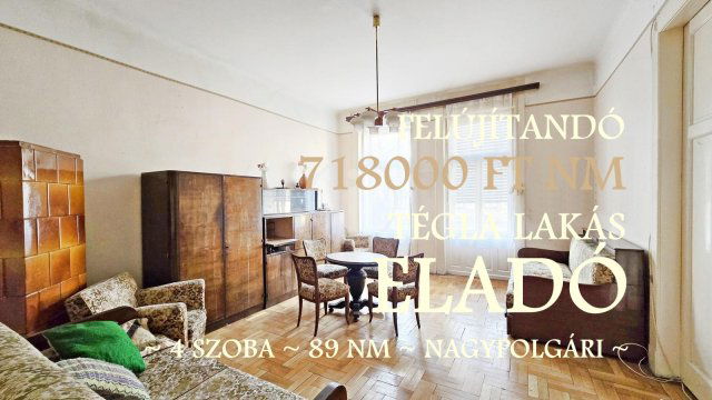 Eladó téglalakás, Budapesten, VIII. kerületben 63.9 M Ft