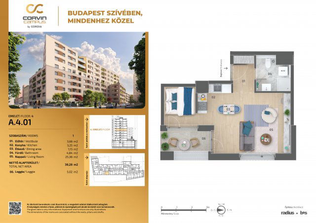 Eladó téglalakás, Budapesten, VIII. kerületben, Balassa utcában