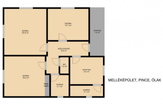 Eladó családi ház, Hevesen 23.5 M Ft, 3 szobás