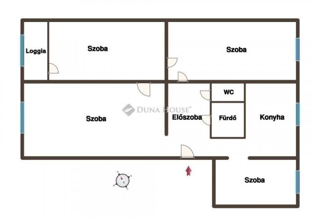 Eladó panellakás, Budapesten, XV. kerületben 82 M Ft, 3+1 szobás