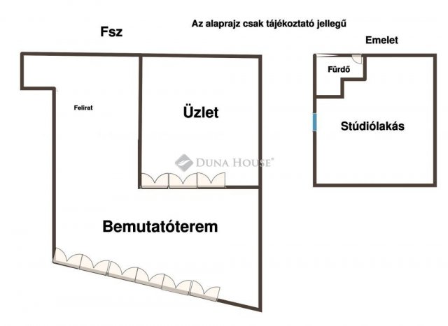 Eladó üzlethelyiség, Balatonmáriafürdőn 110 M Ft, 1 szobás