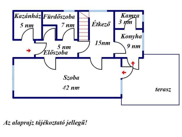 Eladó családi ház, Jászberényben 42.5 M Ft, 4 szobás