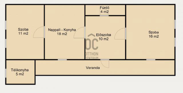 Eladó családi ház, Tápióságon 19.9 M Ft, 3 szobás