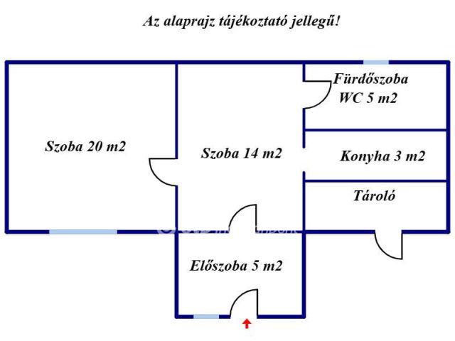 Eladó téglalakás, Kiskunhalason 15.9 M Ft, 2 szobás