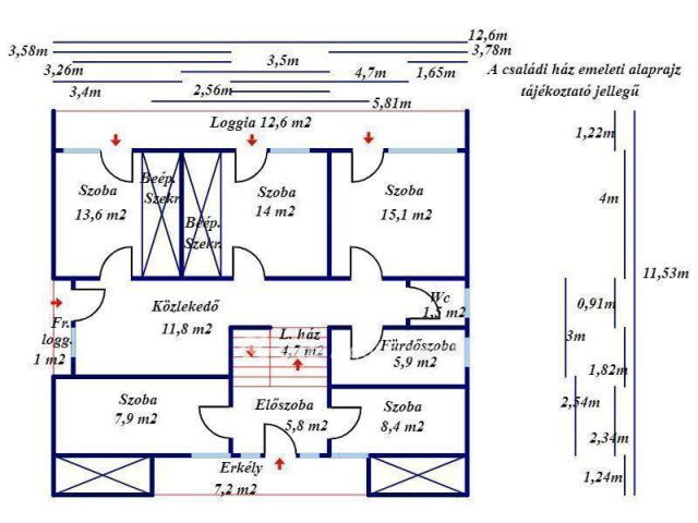 Eladó családi ház, Nagykőrösön 79.9 M Ft, 5+2 szobás