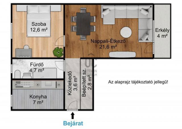 Eladó téglalakás, Budapesten, XX. kerületben 53.9 M Ft, 2 szobás