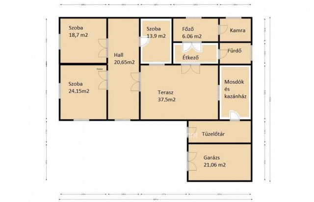 Eladó családi ház, Hajdúböszörményen 49.9 M Ft, 4 szobás