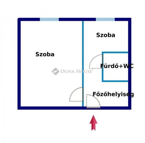 Eladó panellakás, Tatabányán 32.9 M Ft, 2 szobás