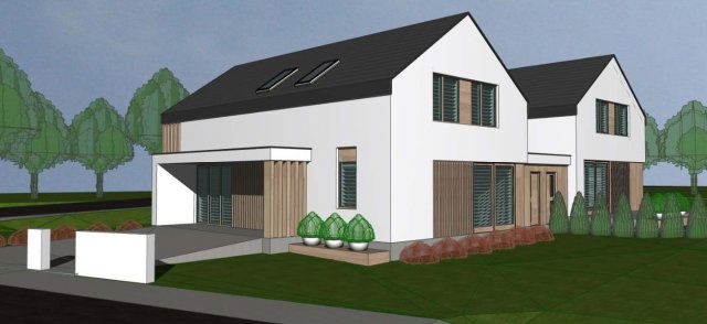 Eladó ikerház, Gödöllőn 150 M Ft, 5 szobás