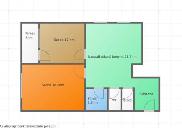 Eladó téglalakás, Salgótarjánban 16.2 M Ft, 3 szobás