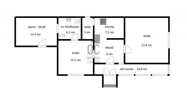 Eladó családi ház, Szabolcsveresmarton 11.9 M Ft, 2 szobás