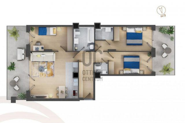 Eladó téglalakás, Budapesten, XIII. kerületben 183 M Ft