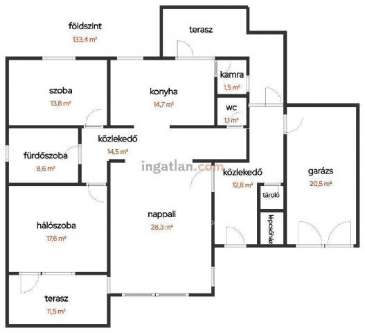 Eladó családi ház, Tiszakécskén 70 M Ft, 4 szobás