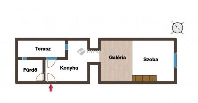 Eladó téglalakás, Budapesten, VI. kerületben 53.5 M Ft, 1 szobás