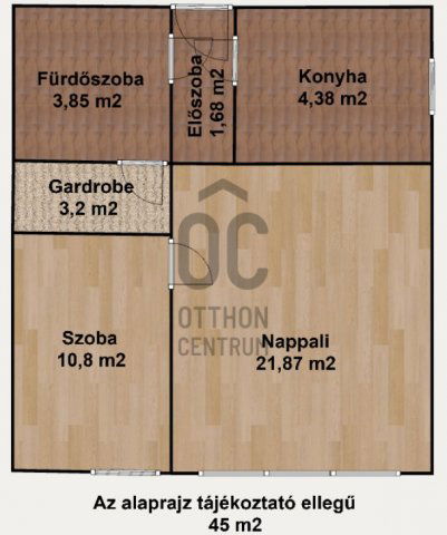 Eladó panellakás, Budapesten, XXI. kerületben 55.9 M Ft, 2 szobás