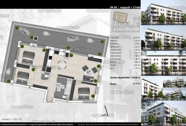 Eladó téglalakás, Budapesten, IV. kerületben 155 M Ft, 4 szobás