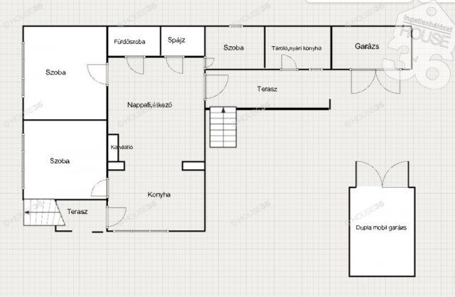 Eladó családi ház, Nyárlőrincen 63 M Ft, 3 szobás