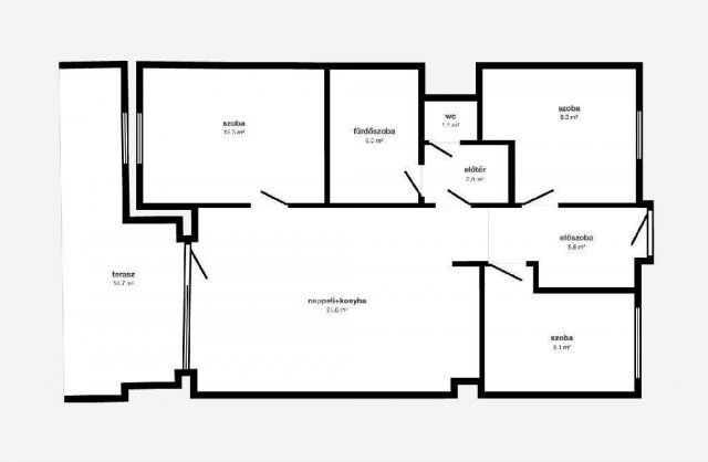 Eladó téglalakás, Nyíregyházán 69.9 M Ft, 3+1 szobás