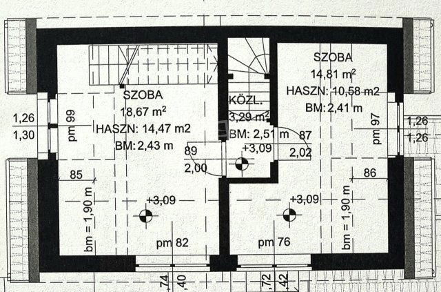 Eladó családi ház, Pomázon 93.5 M Ft, 4+1 szobás
