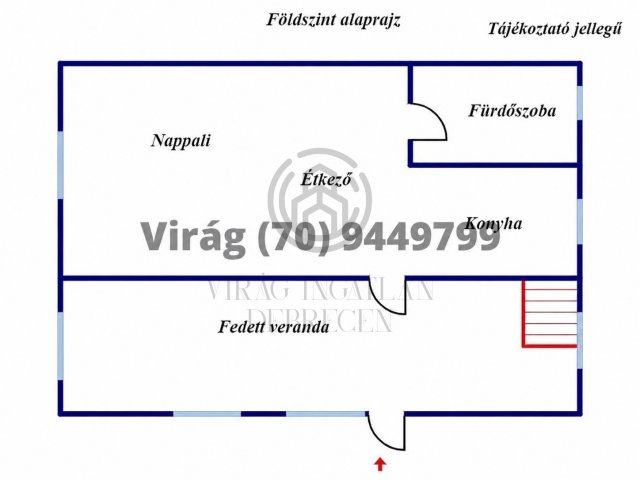 Eladó családi ház, Debrecenben 21 M Ft, 2 szobás
