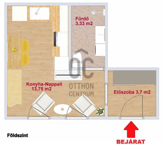 Eladó téglalakás, Budapesten, VII. kerületben, Nefelejcs utcában
