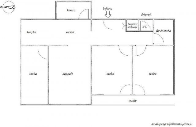 Eladó téglalakás, Tapolcán 66 M Ft, 3 szobás