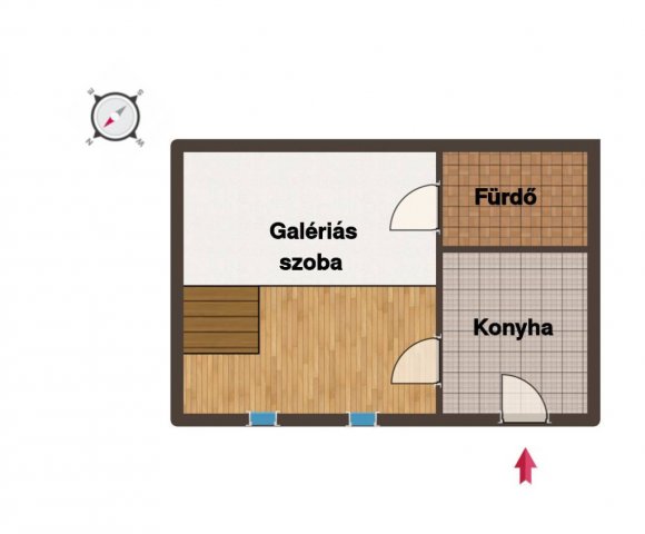 Eladó téglalakás, Budapesten, VIII. kerületben 51 M Ft, 1 szobás