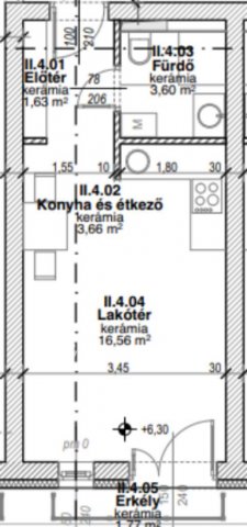 Eladó téglalakás, Nyíregyházán 30.8 M Ft, 1 szobás