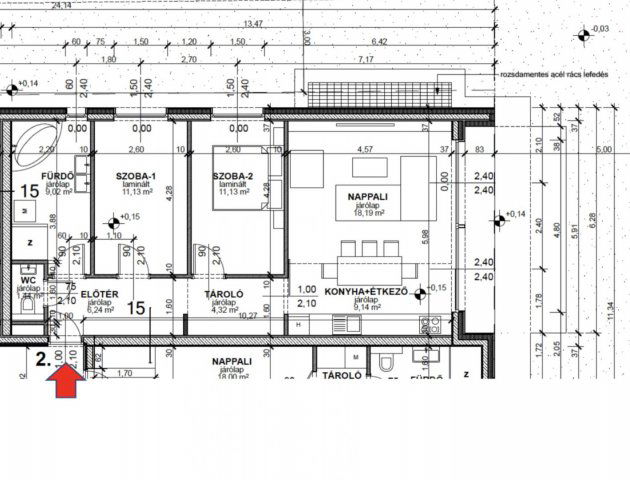Eladó téglalakás, Debrecenben 115.921 M Ft, 3 szobás
