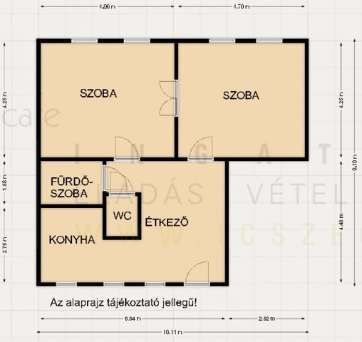 Eladó téglalakás, Szegeden, Tisza Lajos körúton 93.9 M Ft