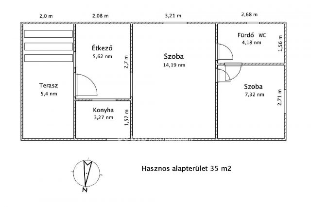 Eladó nyaraló, Dobán 32 M Ft, 1+1 szobás / költözzbe.hu