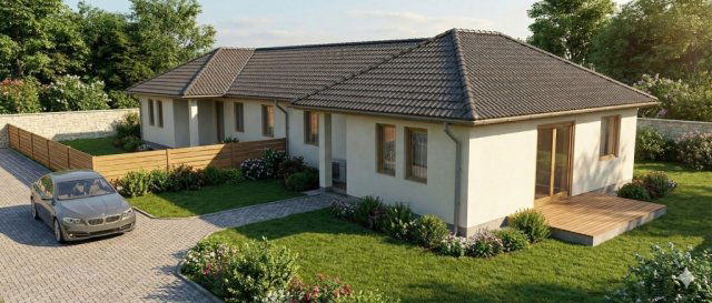 Eladó ikerház, Százhalombattán 110 M Ft, 2+2 szobás