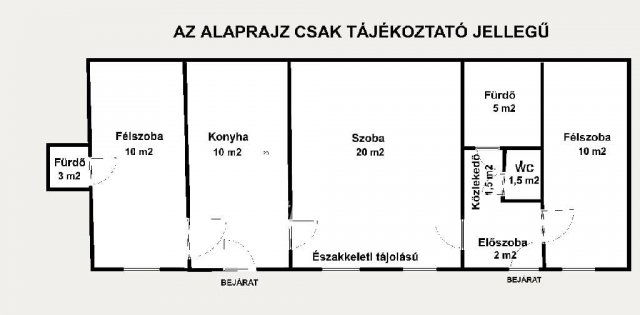 Eladó téglalakás, Budapesten, VIII. kerületben 79.5 M Ft