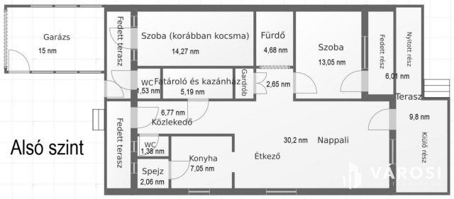 Eladó ikerház, Érsekvadkerten 36.9 M Ft, 6 szobás
