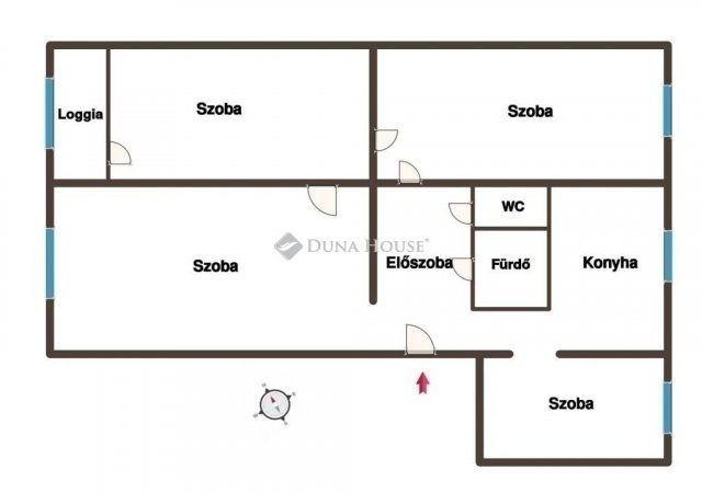 Eladó panellakás, Budapesten, XV. kerületben 82 M Ft, 3+1 szobás