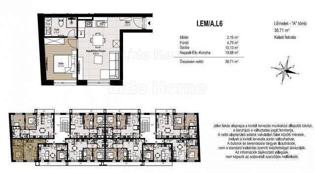 Eladó téglalakás, Mosonmagyaróváron 42.05 M Ft, 2 szobás