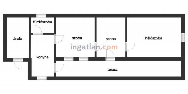 Eladó családi ház, Csikóstőttősön 17.5 M Ft, 3 szobás