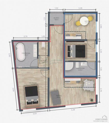 Eladó téglalakás, Szegeden 67.992 M Ft, 2 szobás