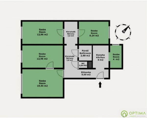 Eladó téglalakás, Budapesten, X. kerületben 64.9 M Ft