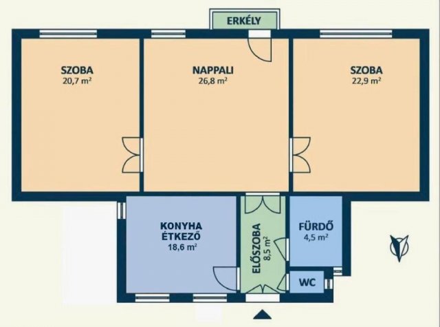 Eladó téglalakás, Budapesten, VIII. kerületben 140 M Ft