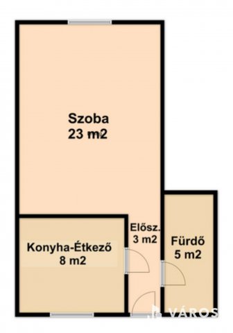 Eladó téglalakás, Szegeden 39.9 M Ft, 1 szobás