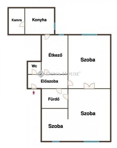 Eladó téglalakás, Kecskeméten 54 M Ft, 3 szobás