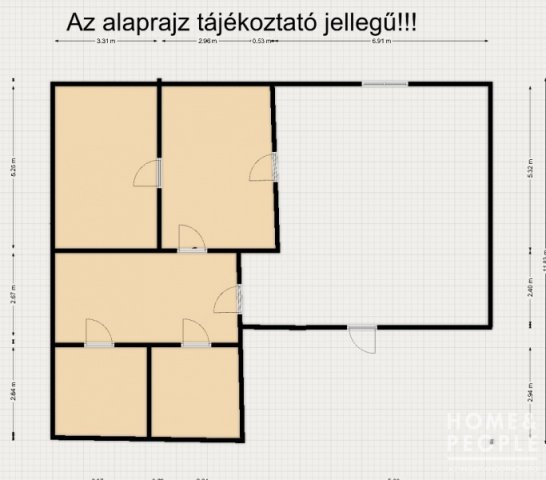 Eladó családi ház, Makón 43.5 M Ft, 4 szobás