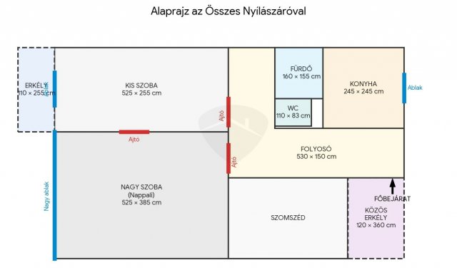 Eladó panellakás, Budapesten, XX. kerületben 54.9 M Ft, 2 szobás
