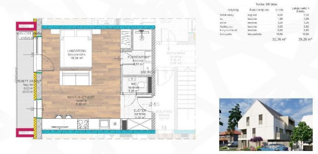 Eladó téglalakás, Hajdúszoboszlón 48 M Ft, 1 szobás