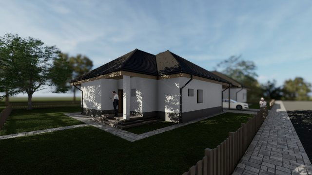 Eladó ikerház, Mogyoródon 79.9 M Ft, 4 szobás
