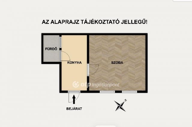 Eladó téglalakás, Budapesten, IV. kerületben 47.5 M Ft, 1 szobás