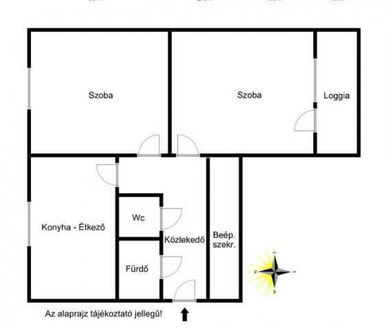Eladó panellakás, Nyíregyházán 44.99 M Ft, 2 szobás